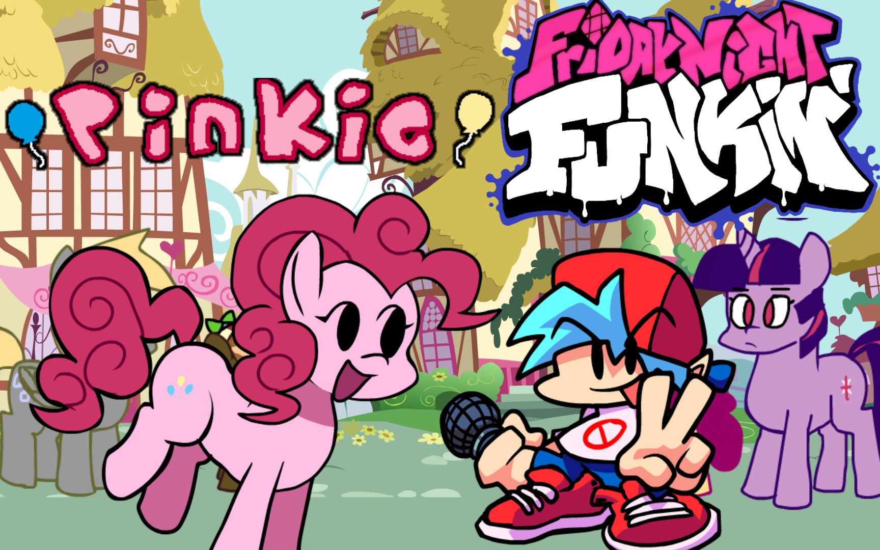 [图][马厨狂喜/中字] FNF优质模组 Vs Pinkie Demo版全流程