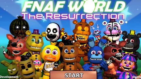 FNAF WORLD REDACTED无解说全流程+所有奖杯。（玩具熊世界篇重制版