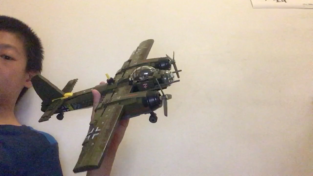 兼容乐高容克88轰炸机_哔哩哔哩_bilibili