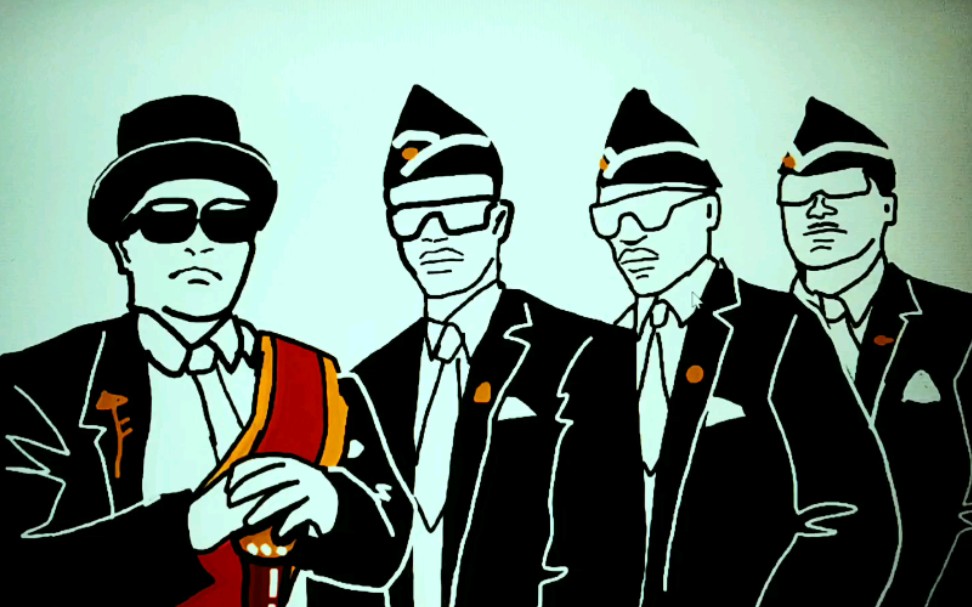 flash动画版本的黑人抬棺