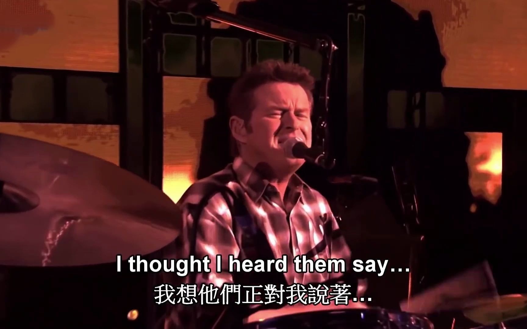 [图]Hotel California -Eagles 中英歌词 Melbourne (墨尔本) tour 2005 with Lyrics 高清