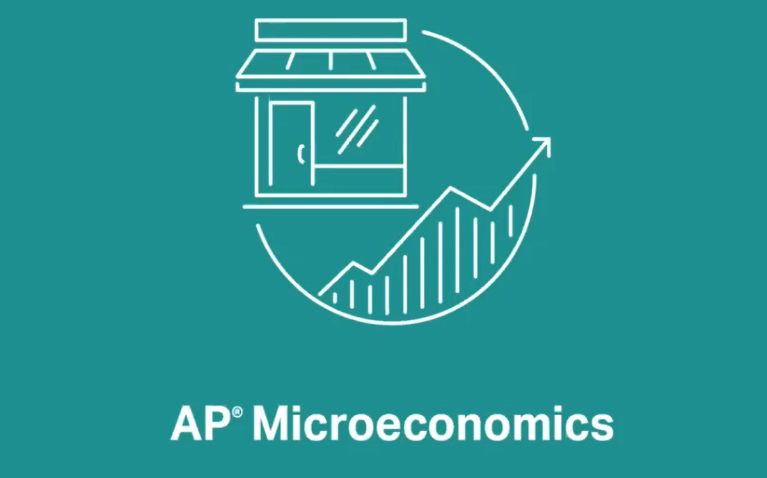 [图]AP官方课程：微观经济学Microeconomics合集（2020年 完整版）