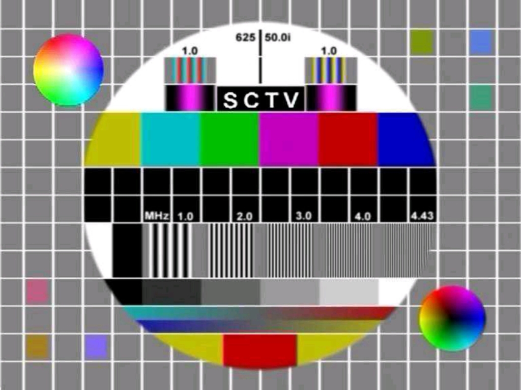 【素材】SCTV(四川广播电视台)旧版测试卡素材哔哩哔哩bilibili