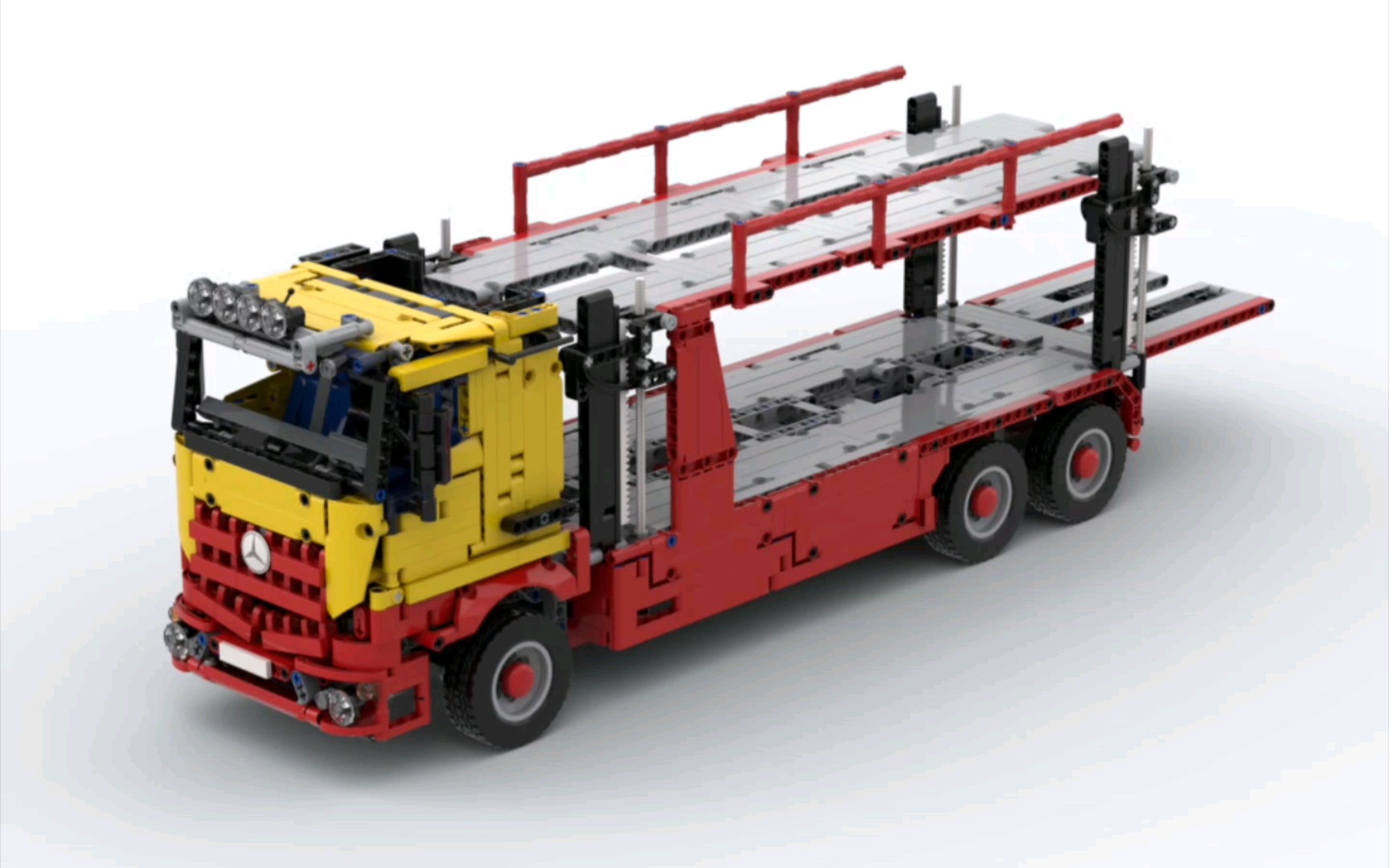 乐高科技moc 不一样的机械组42098 汽车运输车