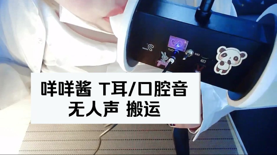 咩咩酱 asmr t耳/口腔音 无人声视频搬运