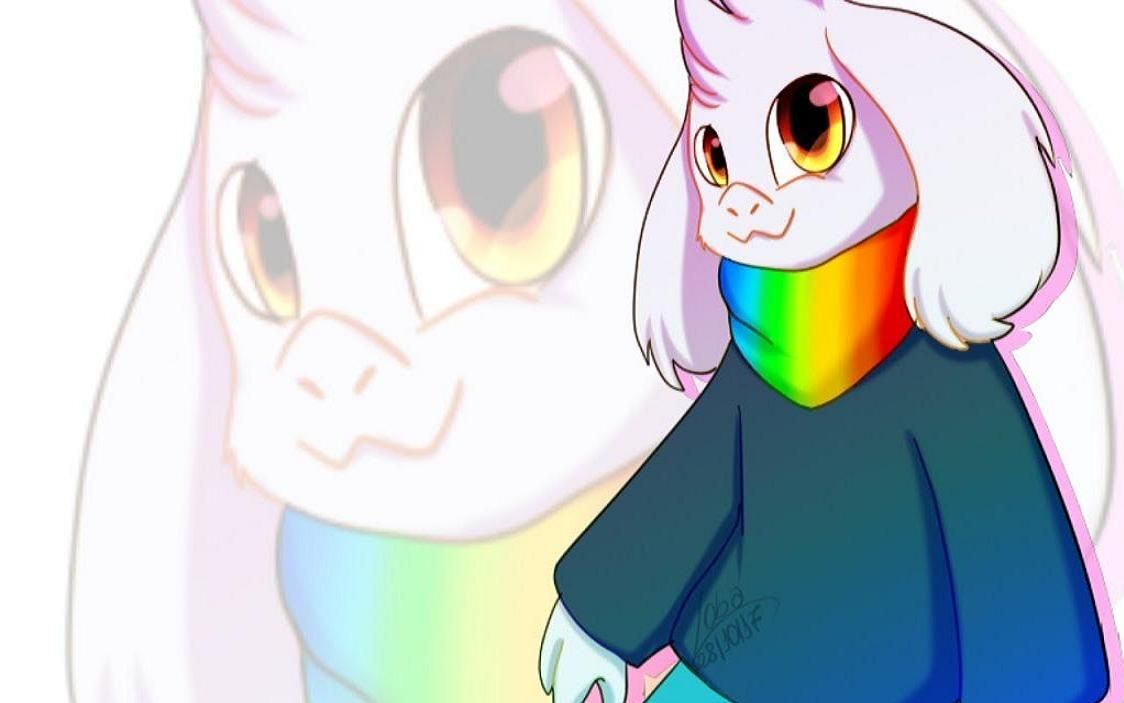 (undertale)asriel - storyshift speedpaint