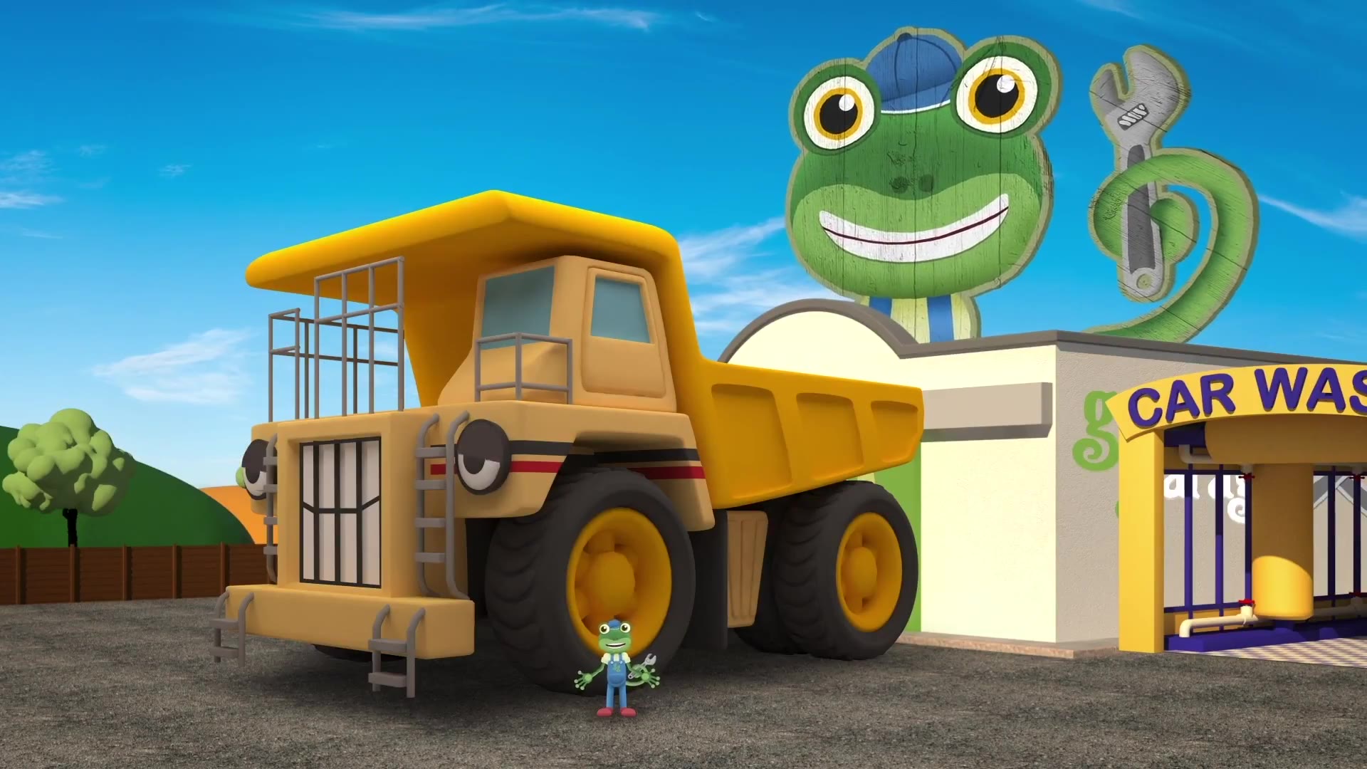 giantdumptruckvideosforchildrengeckosgarage动画片1080高清儿童