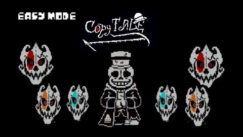 Copy-Tale Sans Fight Easy Mode Completed, YT Channel Link In Bio #fyp