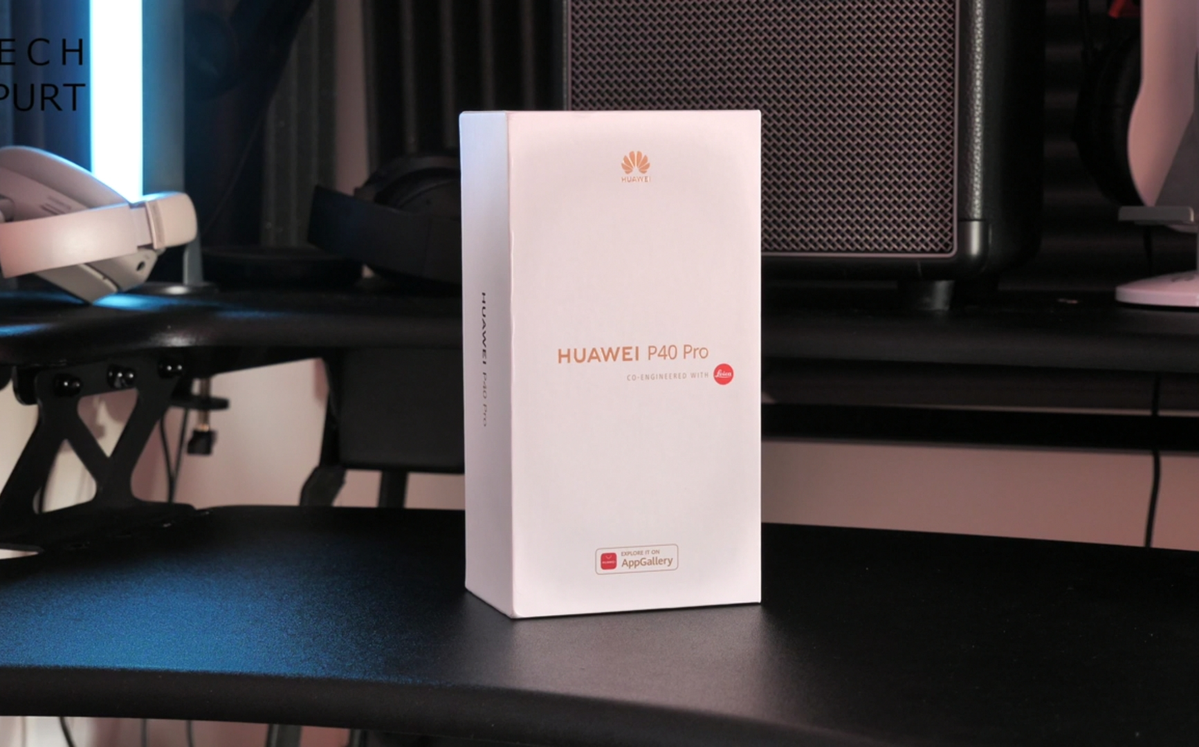 【机翻双语/华为p40 pro】国外最新开箱视频(tech spurt)