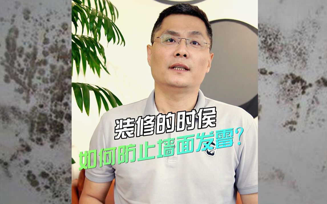 装修的时候如何防止墙面发霉?哔哩哔哩bilibili