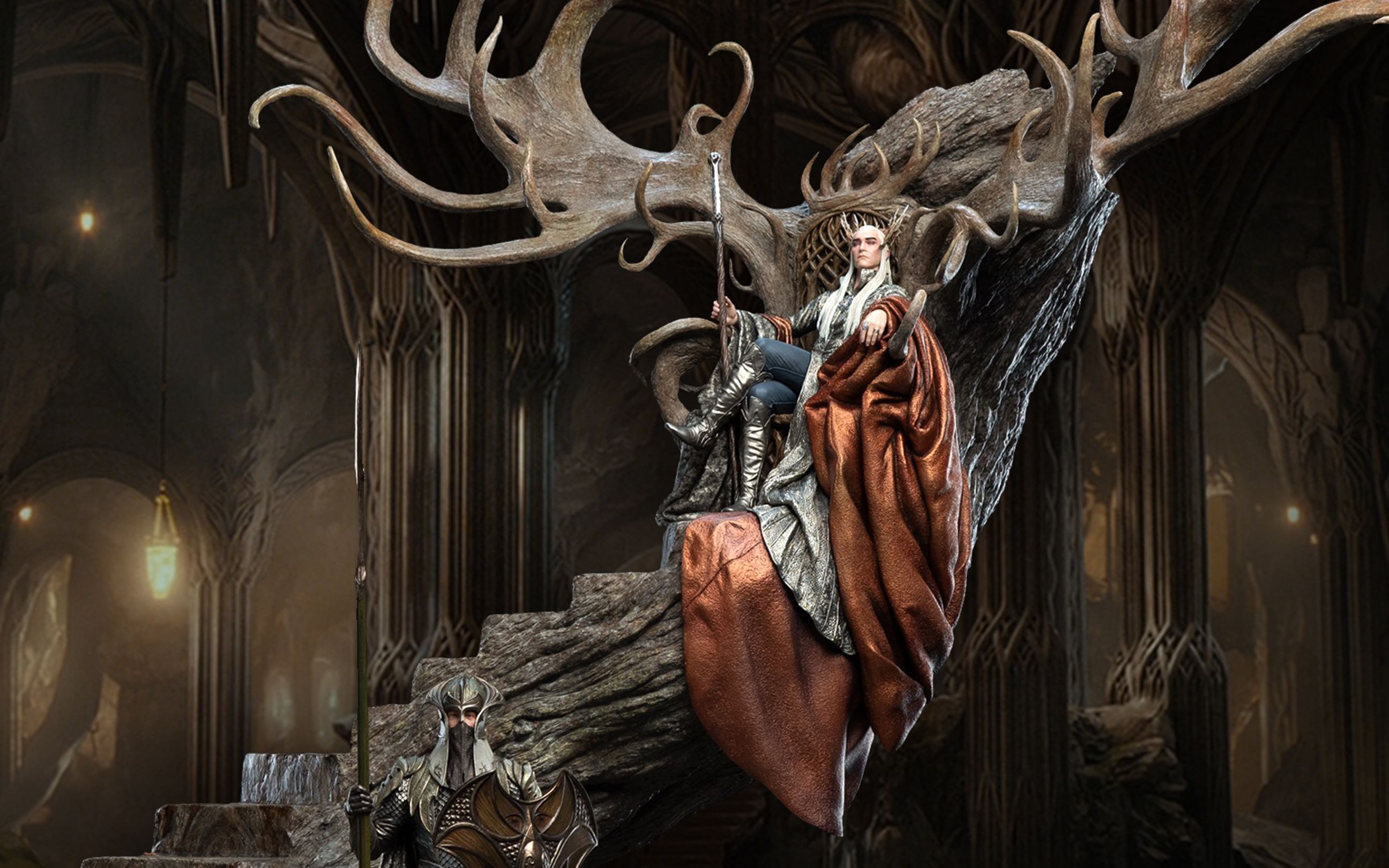 《霍比特人》林地之王瑟兰迪尔1/6雕像官方介绍——weta工作室大师