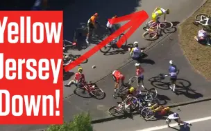 Download Video: Crash Chaos Engulfs Tour de France Femmes 2024 Stage 5 As Yellow Jersey Demi Vol