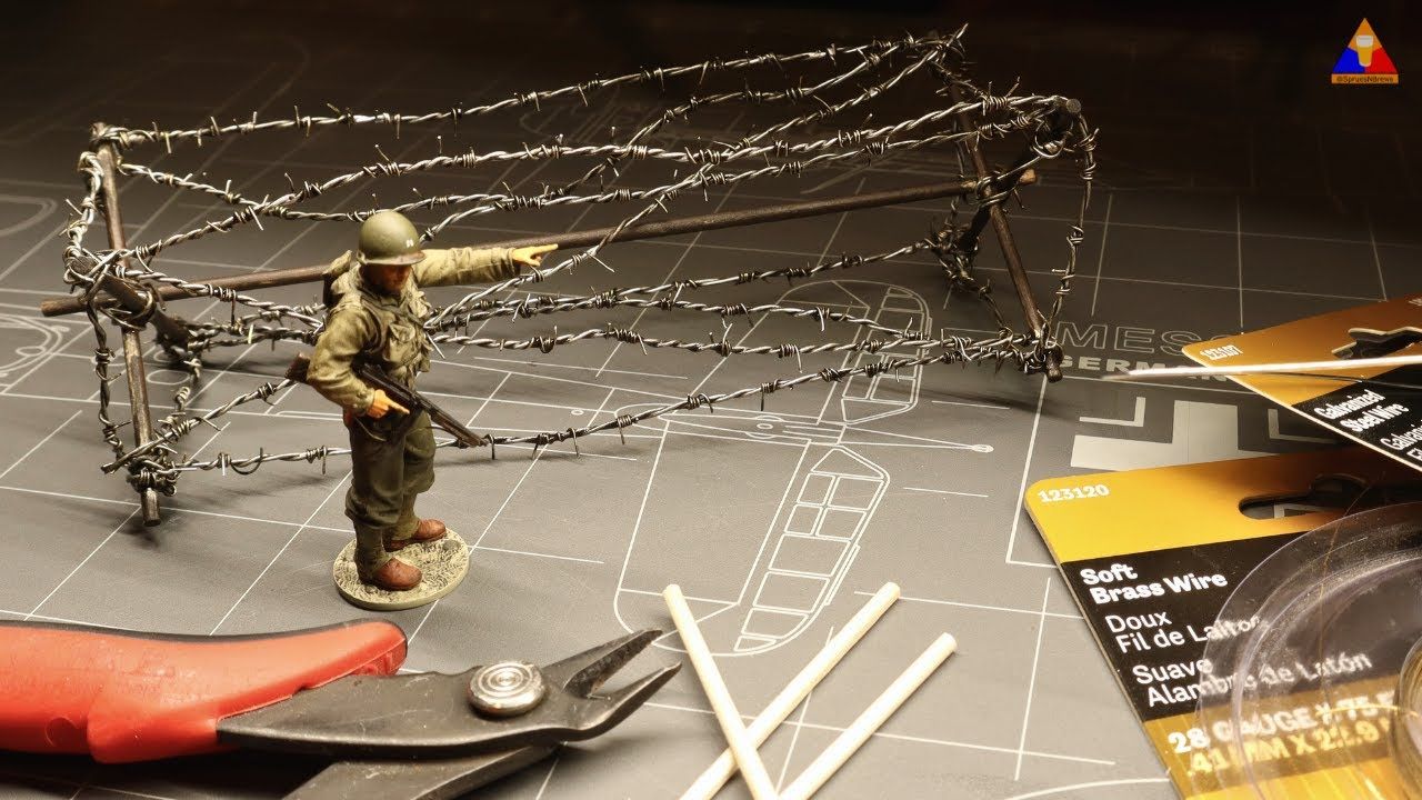 铁丝网海滩障碍物模型制作技巧Barbed Wire Beach Obstacles… Made Easy!哔哩哔哩bilibili