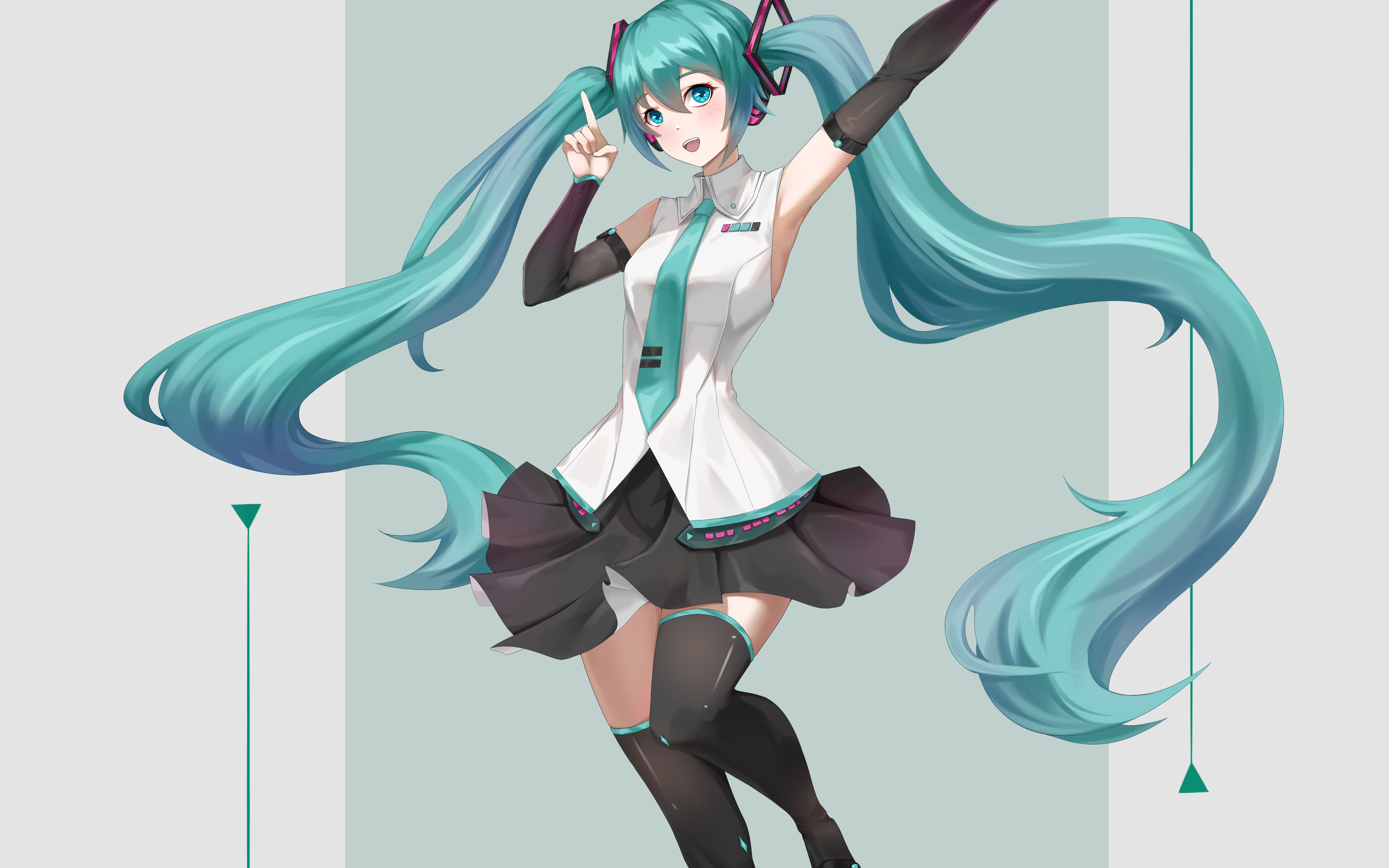 【板绘上色】miku同人.