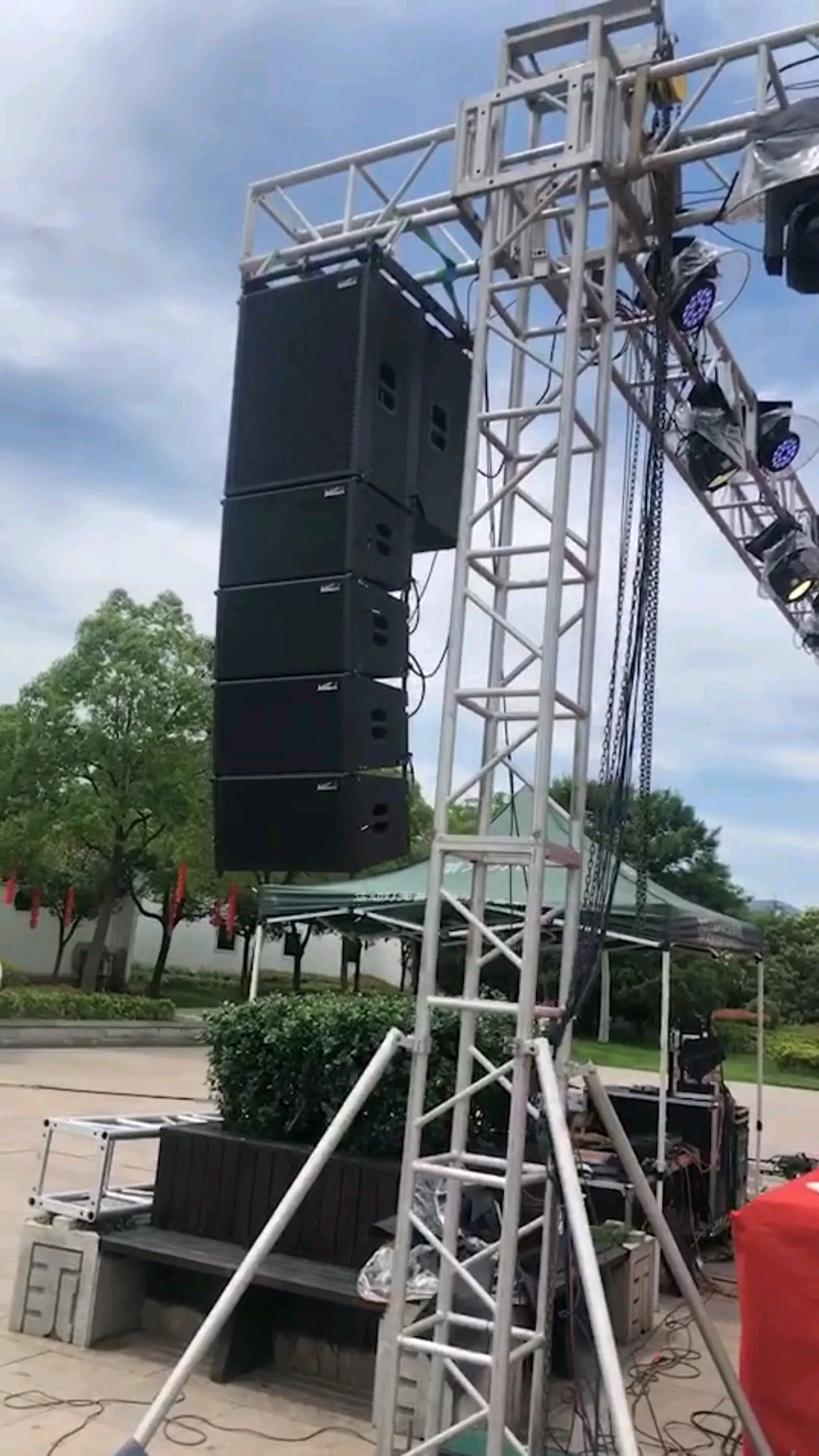 艾迪单12吋两分频线阵音响#专业音响