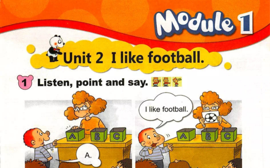 【英语外研社二年级上】Module1 Unit2 I like football.哔哩哔哩bilibili