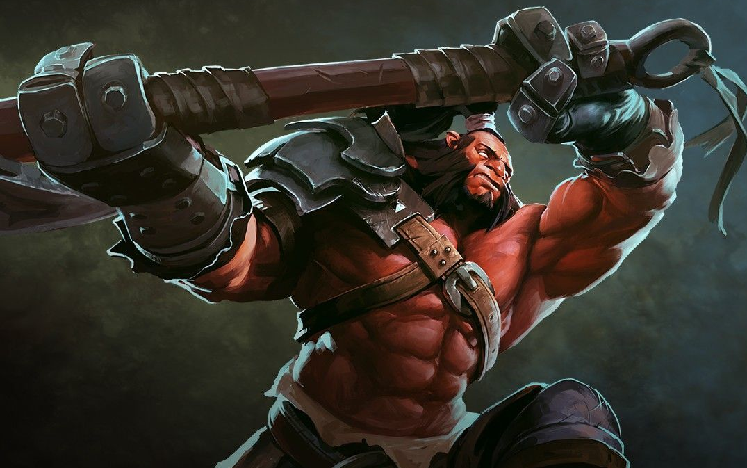 mydota2第一视角猛男冲锋斧王