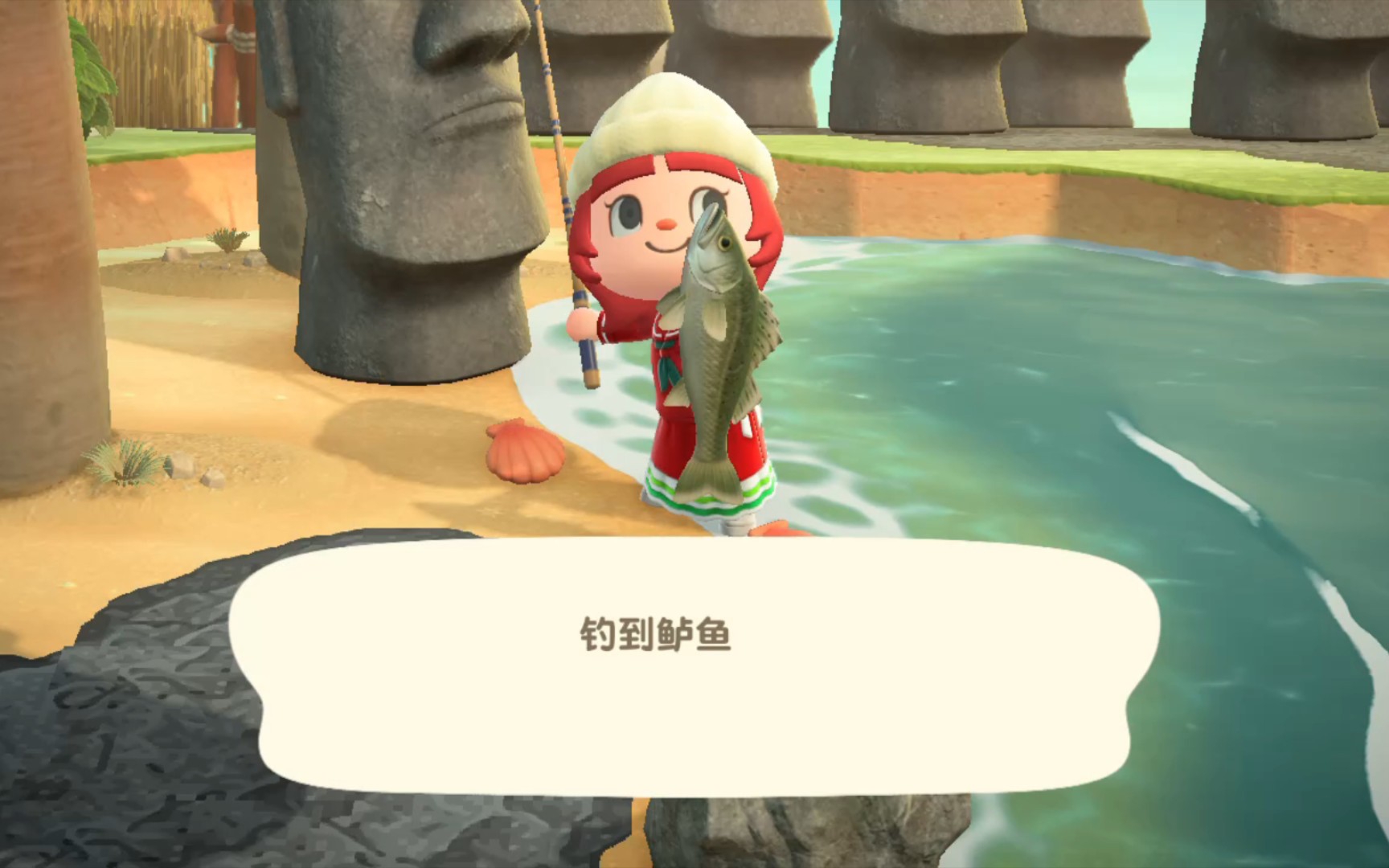 【动森】水花很大,声音很响~绝对是鲈鱼!