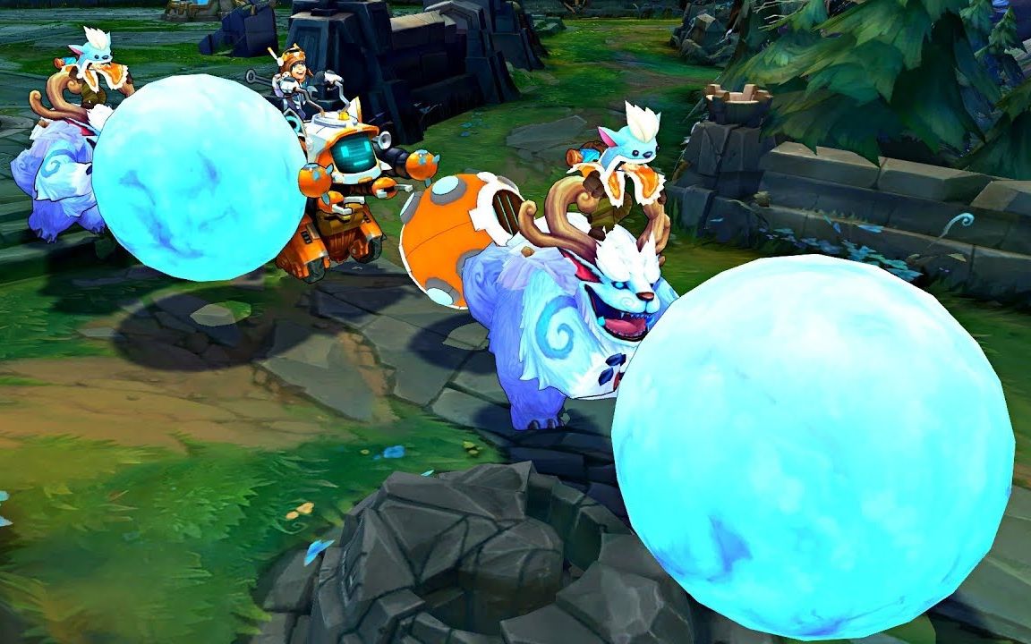 lol克隆大作战雪人努努真皮走位扭开技能脚本都没你这么骚