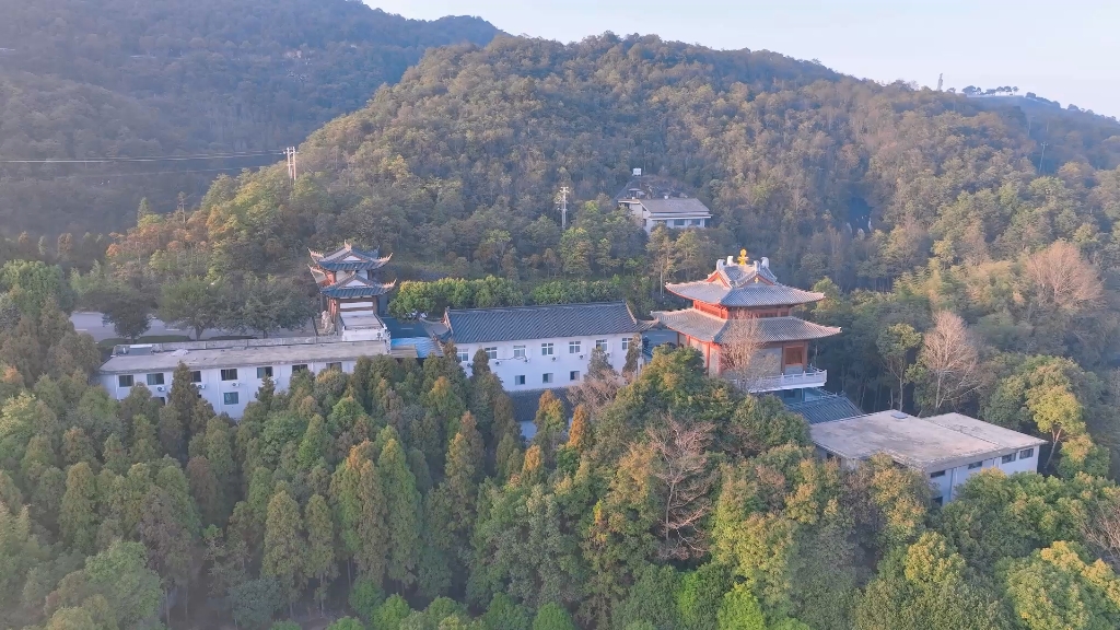 [图]航拍仙境太姥山平兴寺