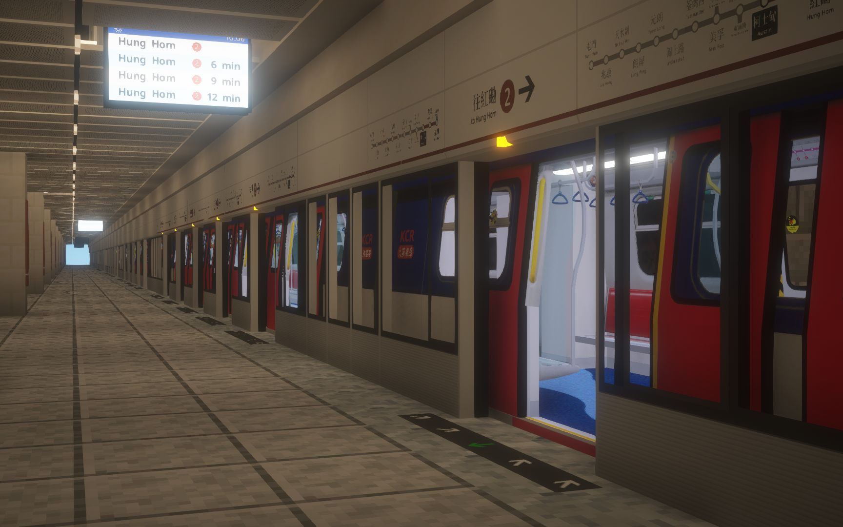 [mtr模组] 1:1还原港铁西铁线 mtr crafters 西铁线pov-xiaotang27
