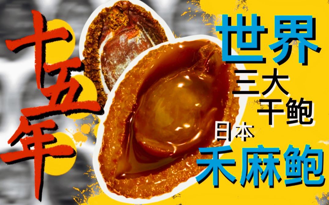 陈年禾麻鲍!用开挂的烹饪方式打开!哔哩哔哩bilibili