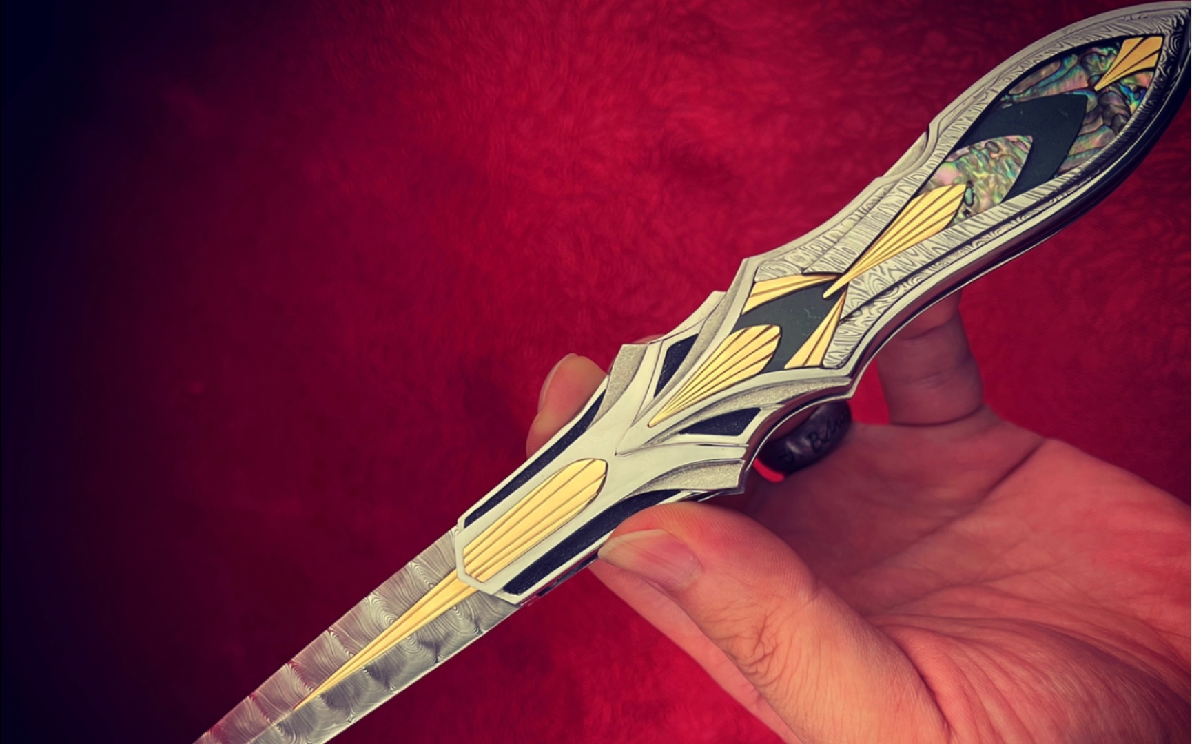 天马座——美国刀匠协会大师ronald best顶级手工侧跳 奢华感受尽在