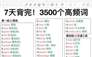 Download Video: 暴涨词汇量！7天背完英语3500词！基础差救星！