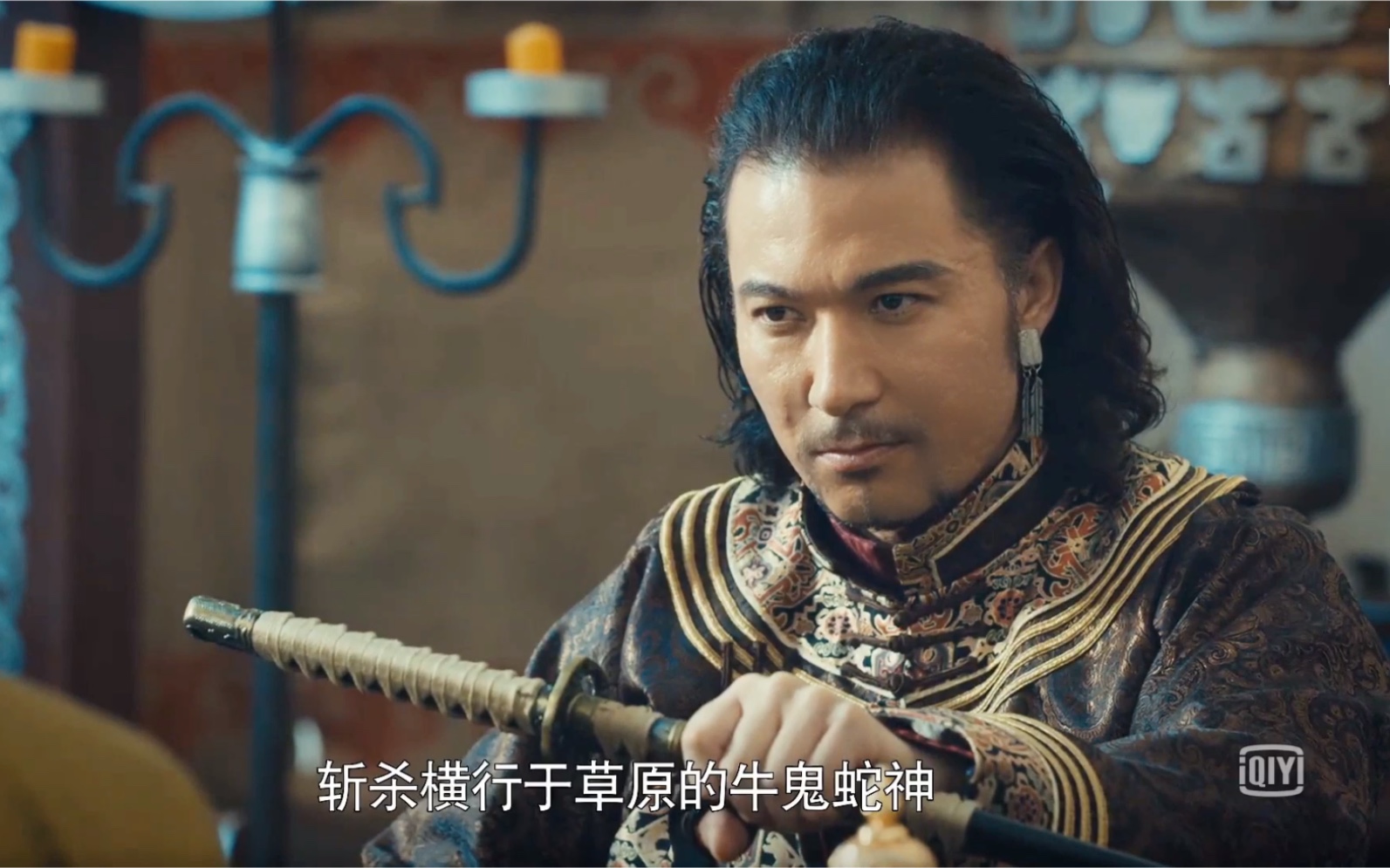 电视剧《烽烟尽处》白音(徐阁) 与保力格(艾克拜尔黑血) 精彩片段
