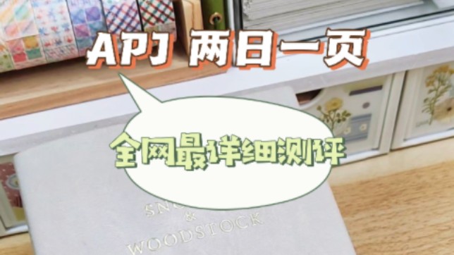 梨|大家期待的APJ两日一页测评来啦|手帐干货哔哩哔哩bilibili