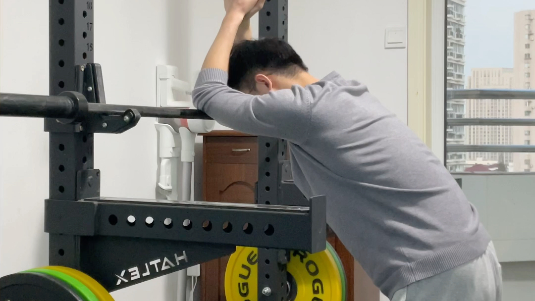 intercostal prayer stretch