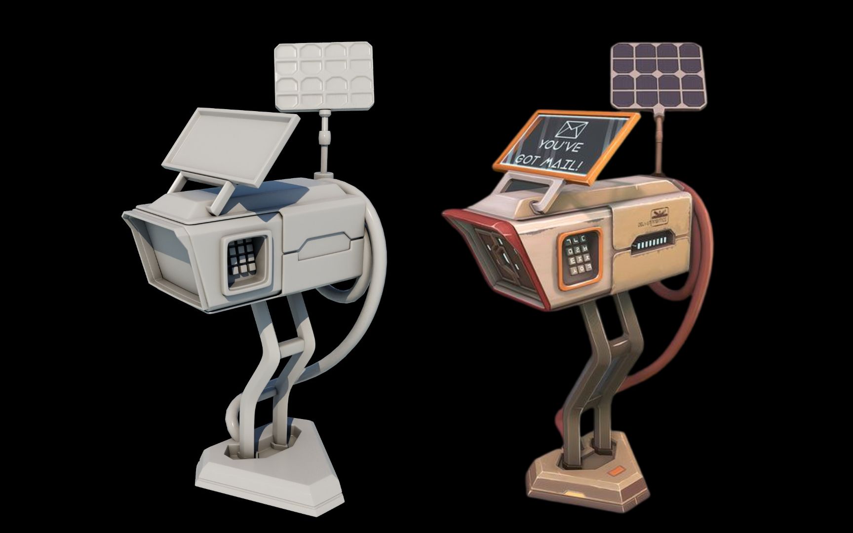 卡通摄像头模型制作教程,适合新手学习的场景案例,maya