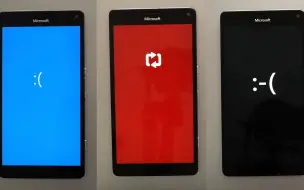 Download Video: Windows 10 Mobile 启动失败界面