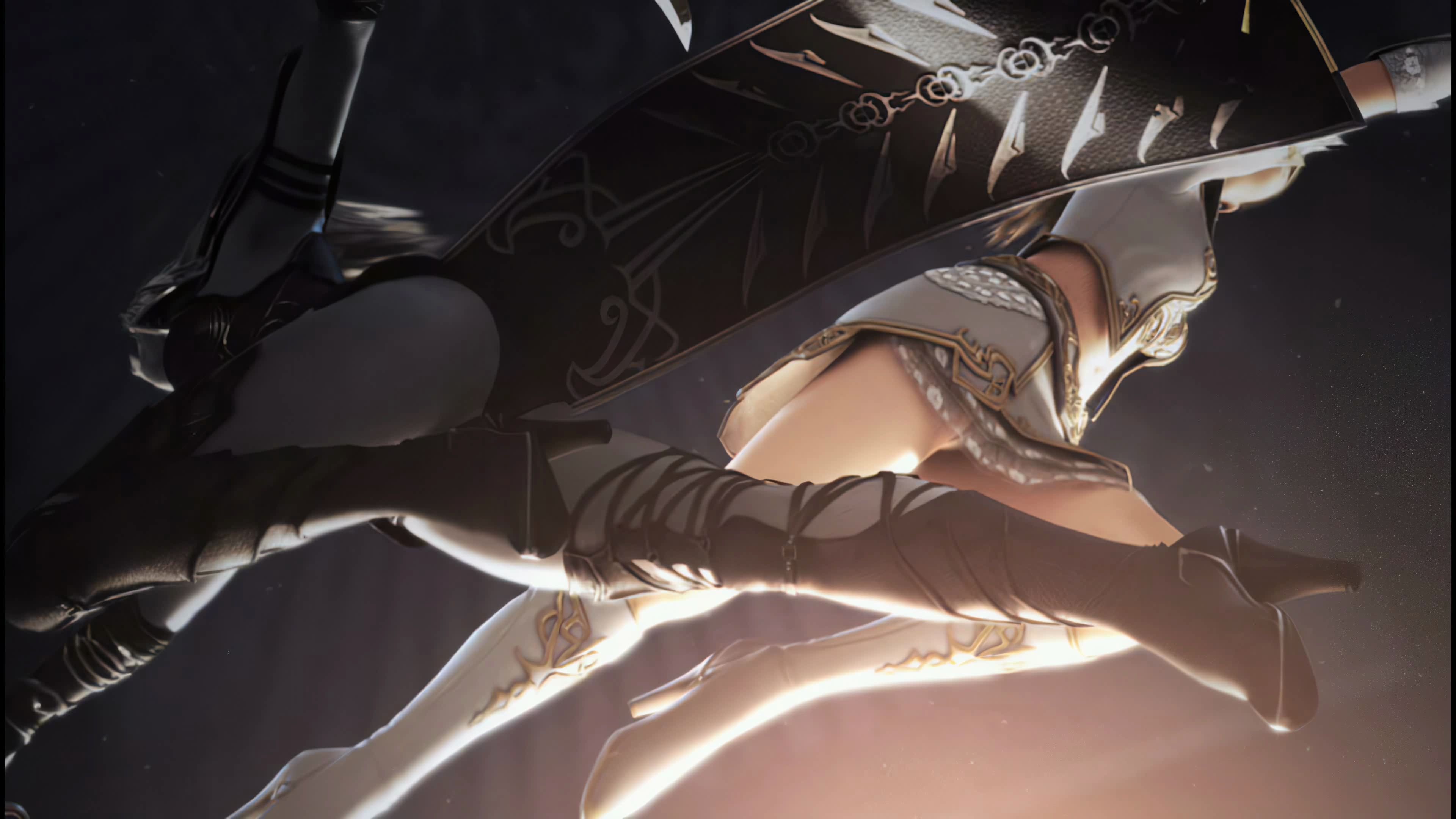 【4k超分辨率】游戏cg 唯美动画数毛党福利