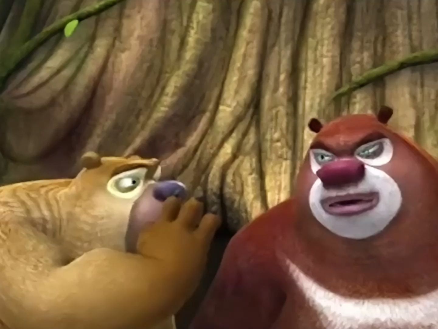 为什么熊大熊二不许光头强伤害小动物,自己却捉鱼吃