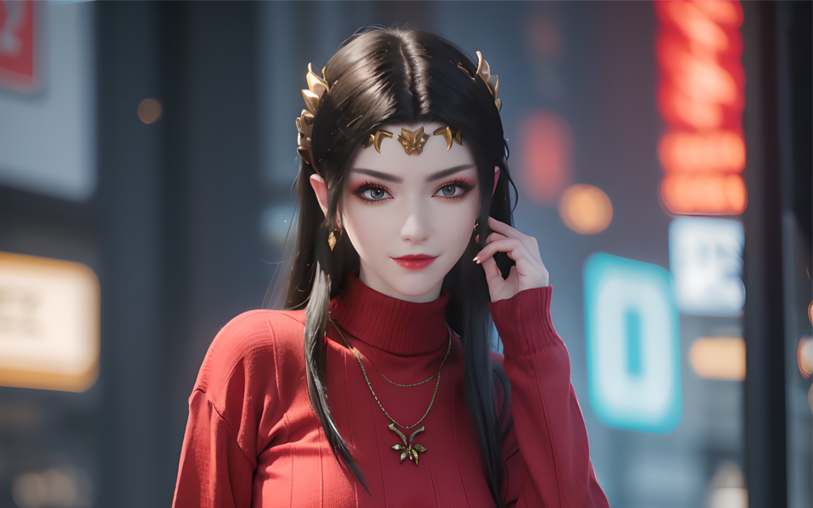 【斗破苍穹】美杜莎毛衣裙- ai自制