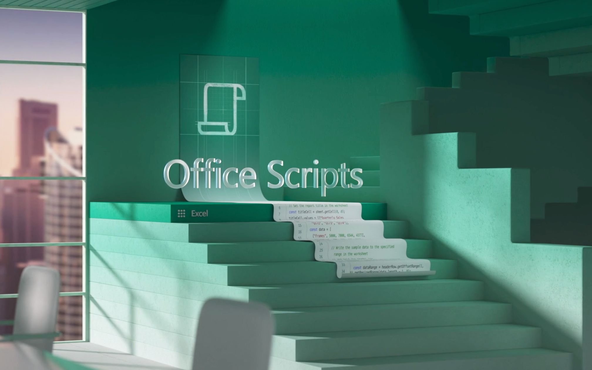 微软优秀的图形动态又来了!Office Scripts in Excel Online by Microsoft Design哔哩哔哩bilibili