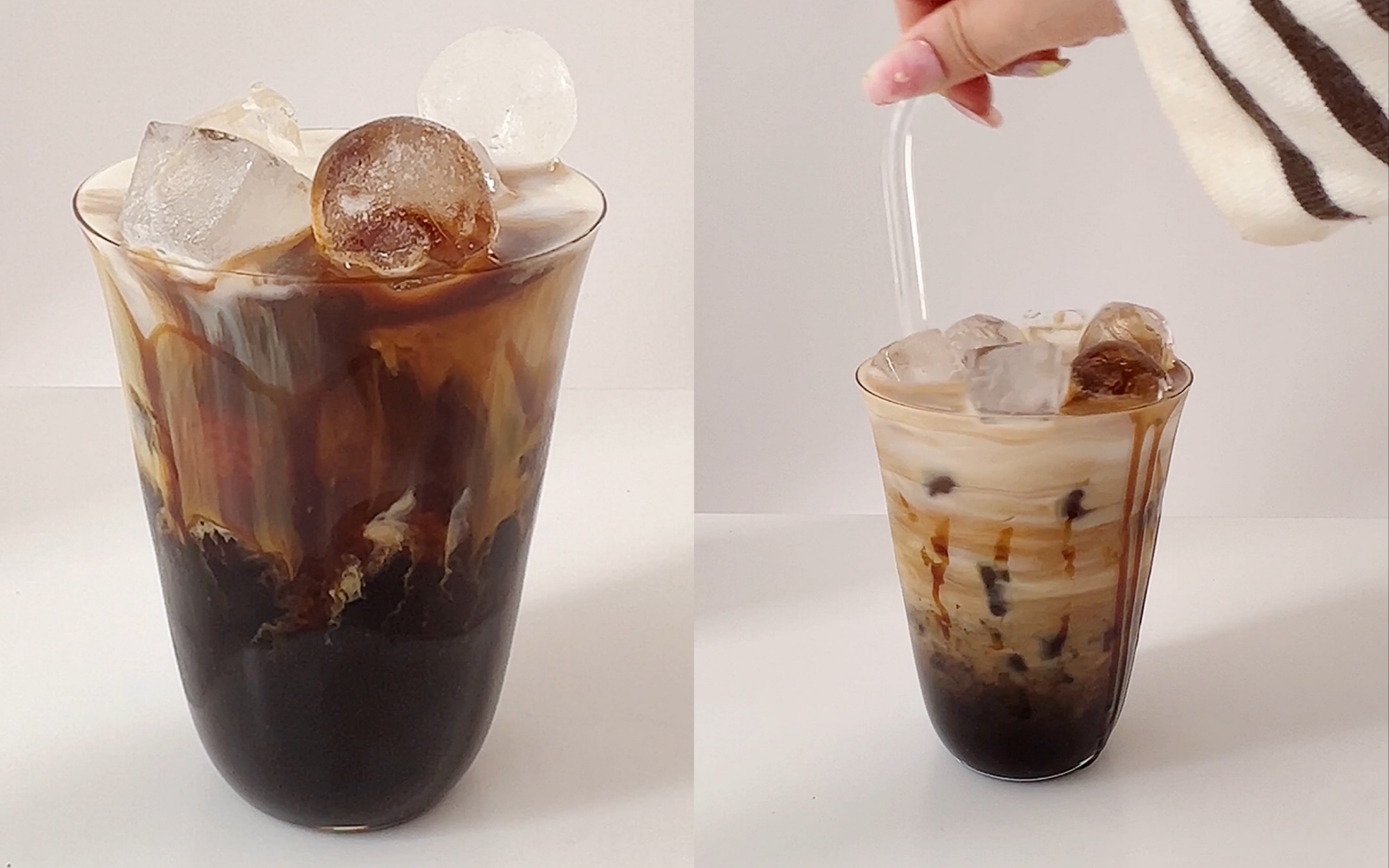黑糖啵啵陨石拿铁