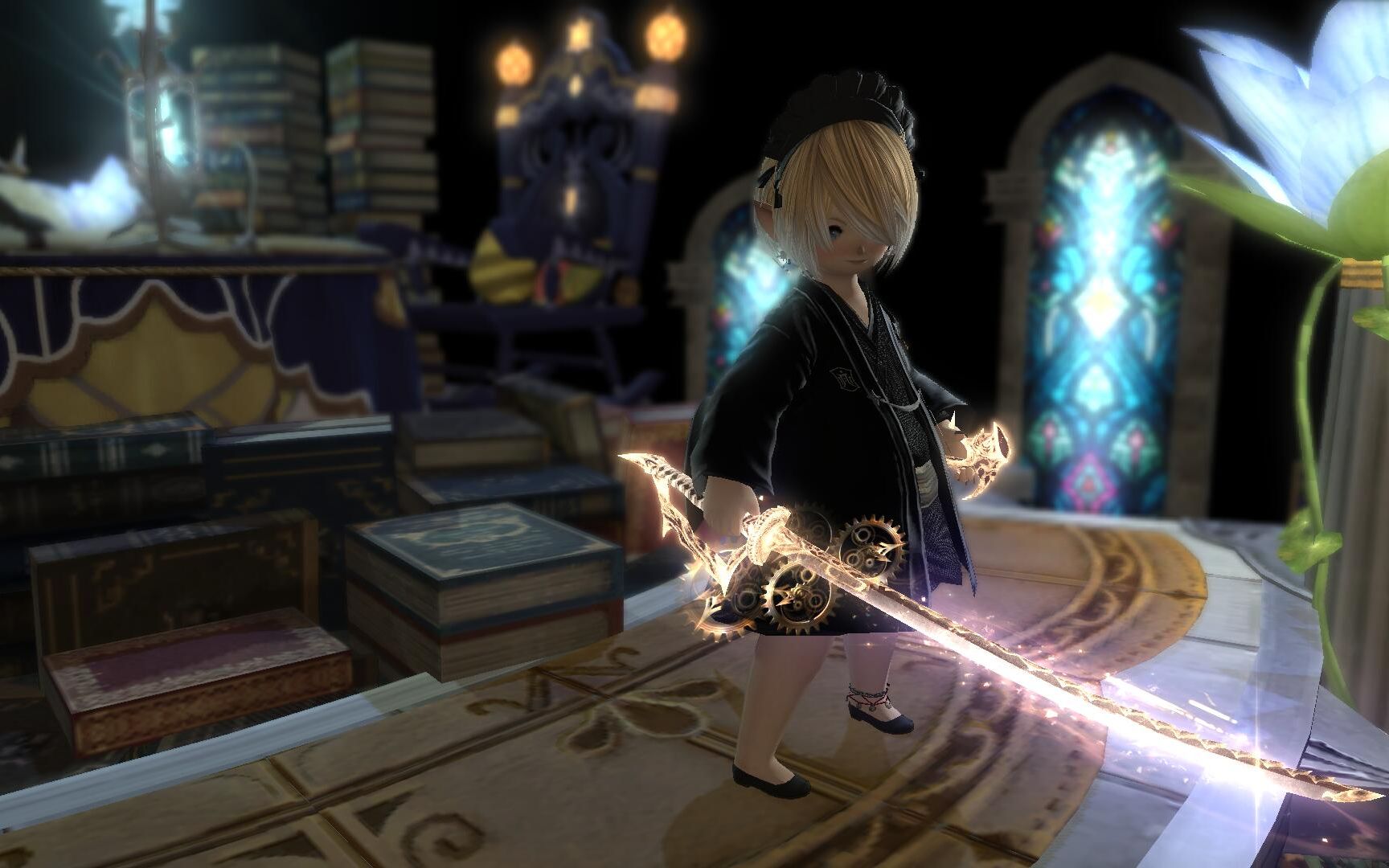 【ff14】5.5 绝亚武士视角 本体555w rd12295_第一视角