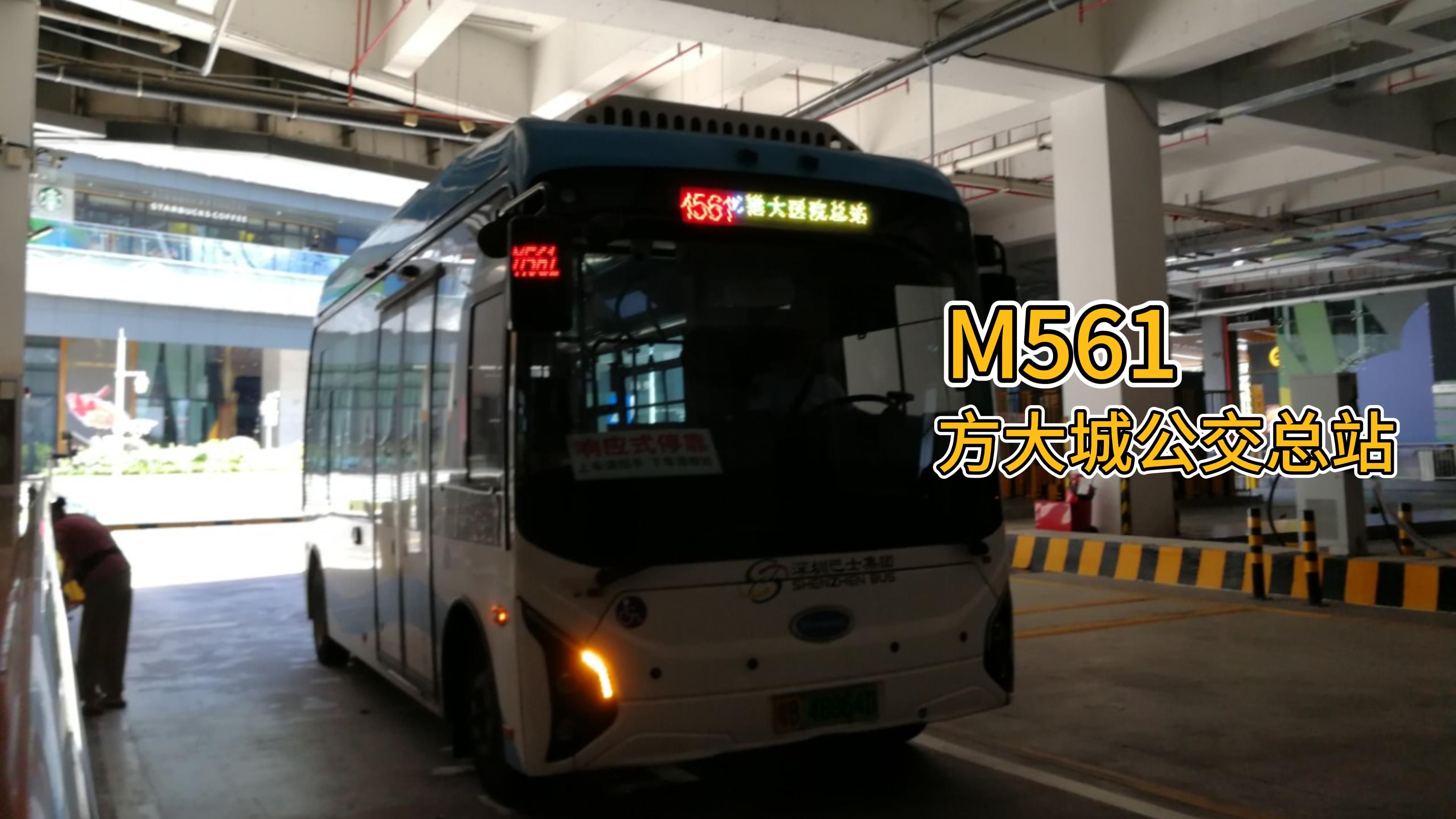 B561路”真假干线 深圳公交M561路 开往方大城公交总站方向 前方展望哔哩哔哩bilibili