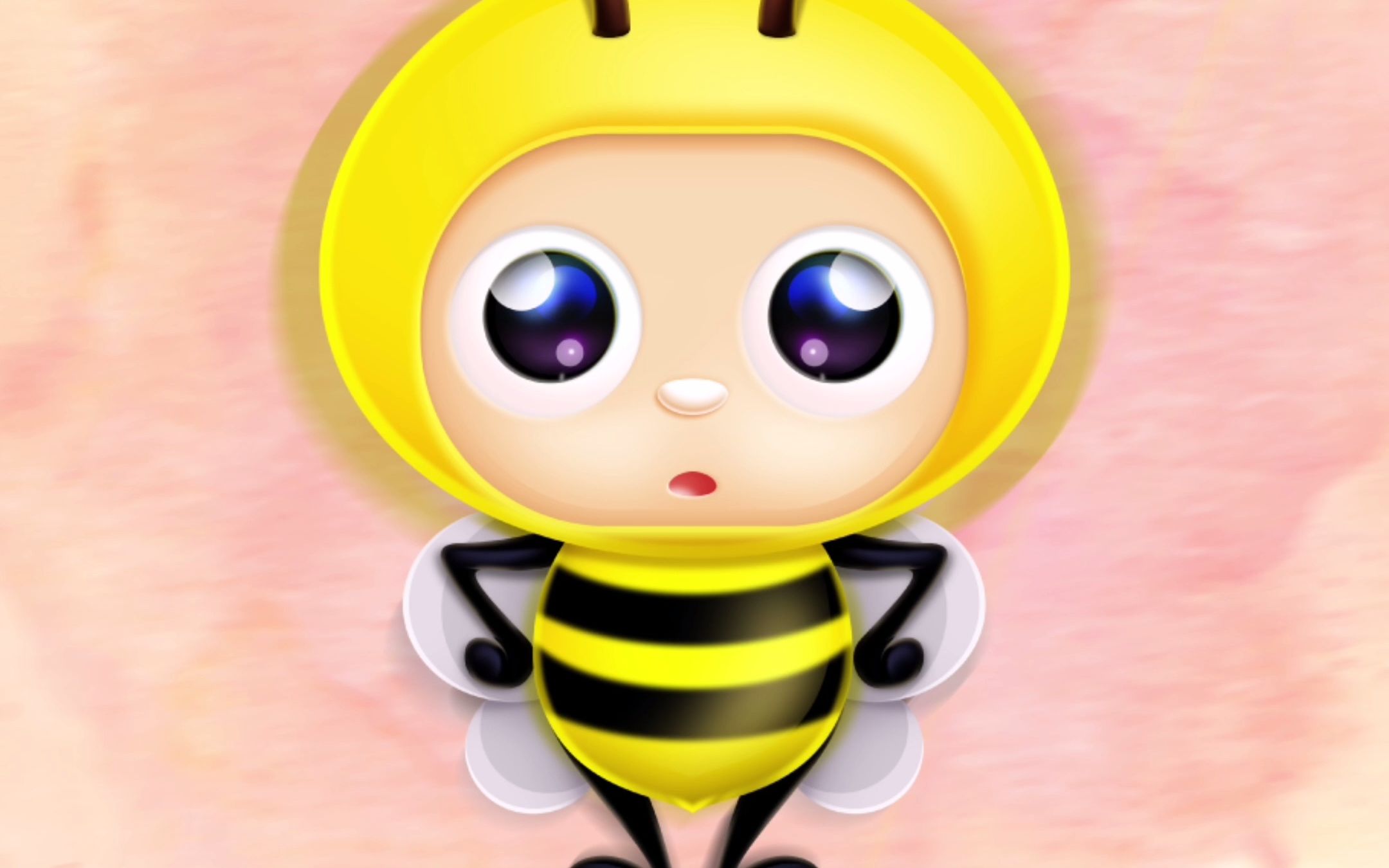 蜜蜂卡通吉祥物 简丹卡通 蜜蜂插画 原创小蜜蜂 可爱蜜蜂 蜜蜂插图