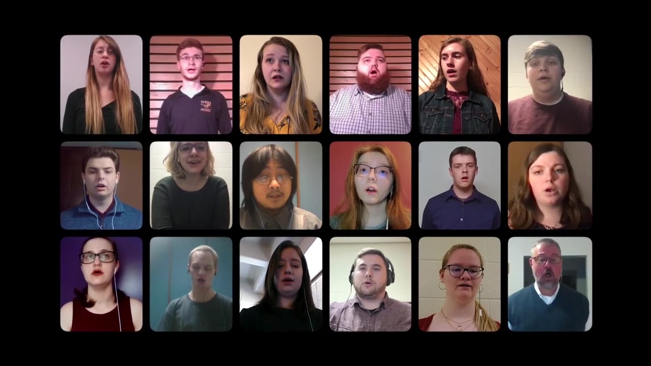 smsu chorale covid-19 virtual choir"hallelujah"_哔哩哔哩_bili