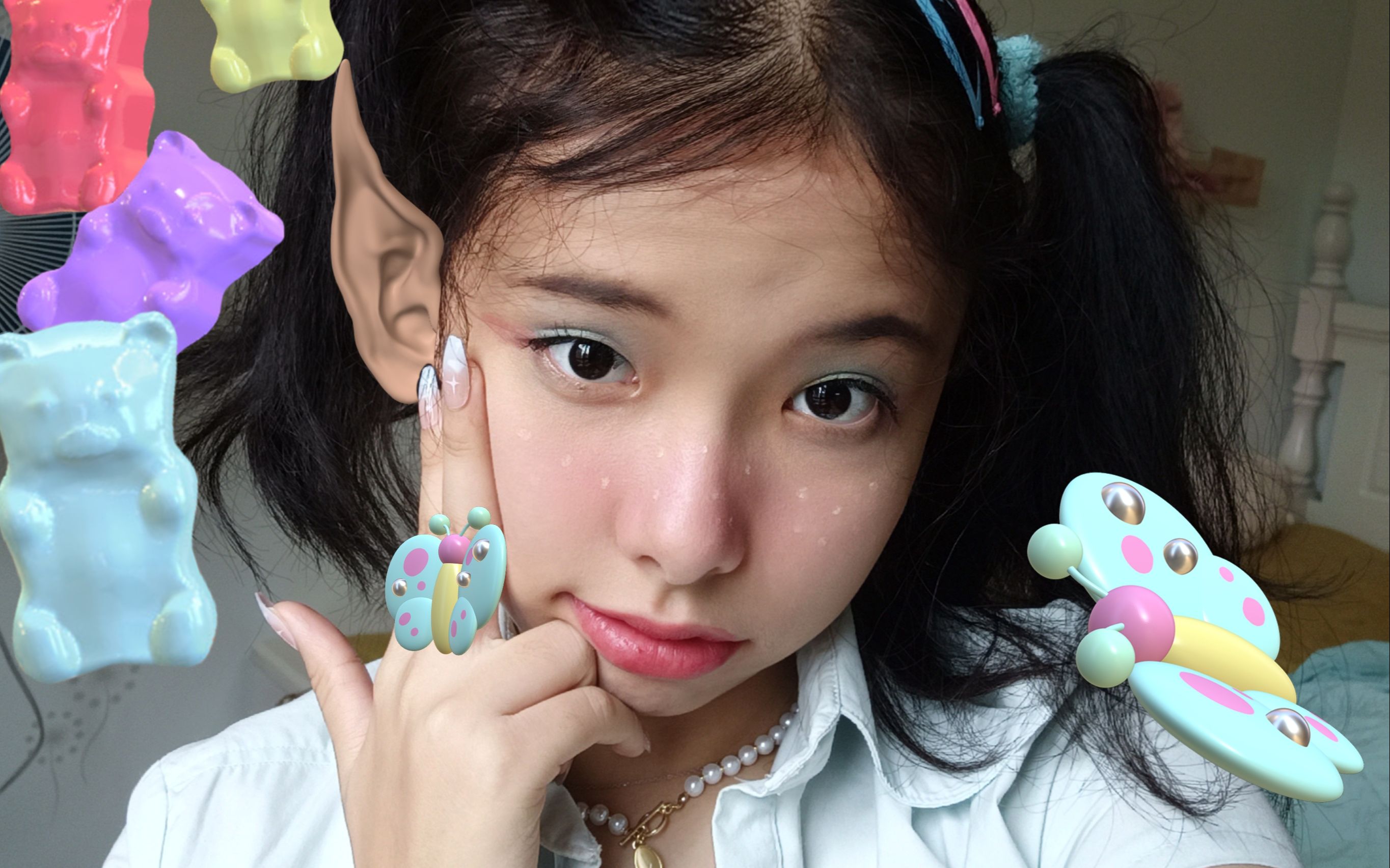 【西瓜】back to 2 0 0 0原宿辣妹妆_哔哩哔哩_bilibili