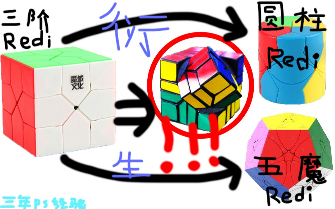 【NK CUBE】Redi魔方大家族中的新品?二阶Redi哔哩哔哩bilibili