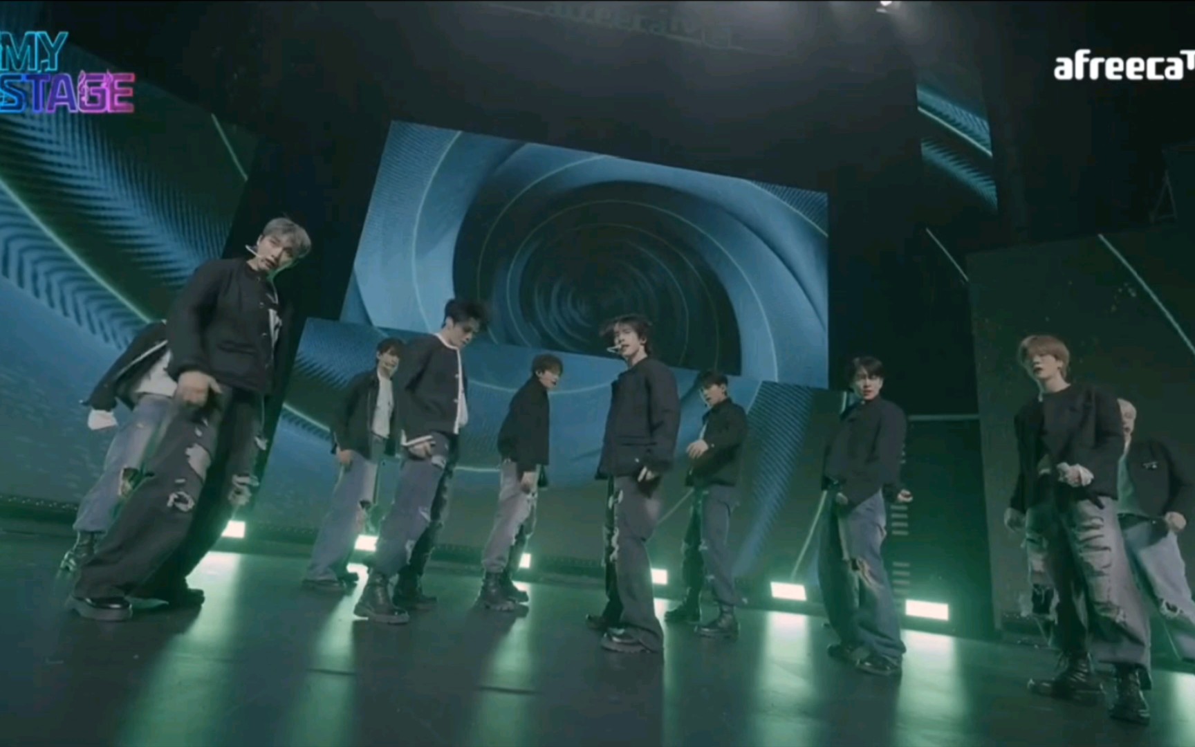 [omegax]my stage综艺"junk food"全员舞台正面直拍,谁家好人正面直拍