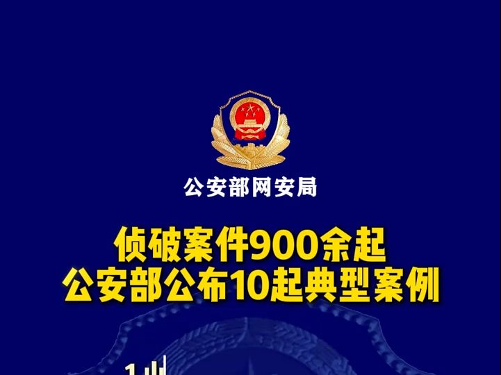 侦破案件900余起,抓获嫌疑人5000余名,公安部公布打击整治“网络水军”违法犯罪典型案例(来源:公安部网安局)哔哩哔哩bilibili