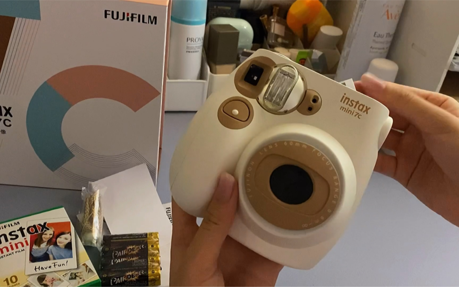 富士instax mini7c 学生党的拍立得开箱视频