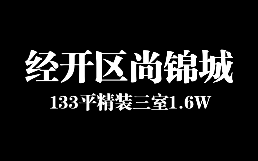 经开区同面积商品房价格无敌手!哔哩哔哩bilibili