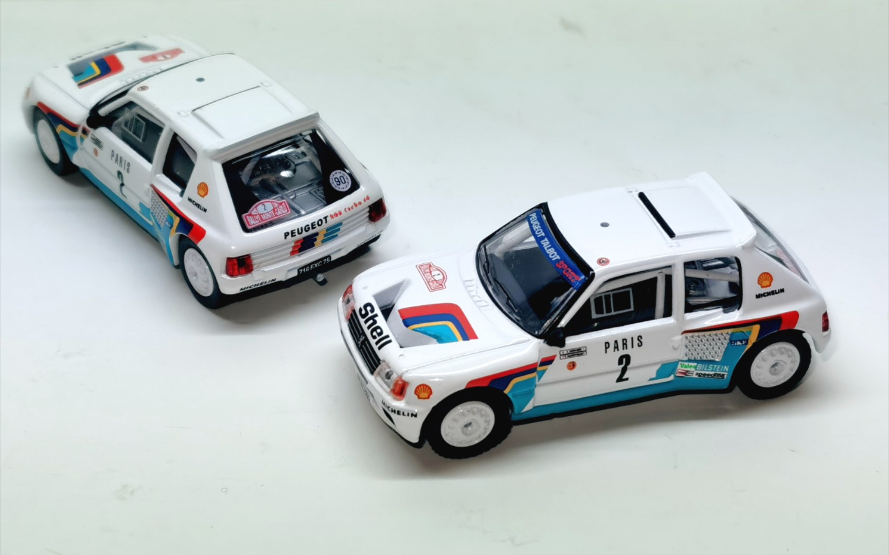 击败奥迪的wrc b组神车～标致205t16 cms 1:64模型评测