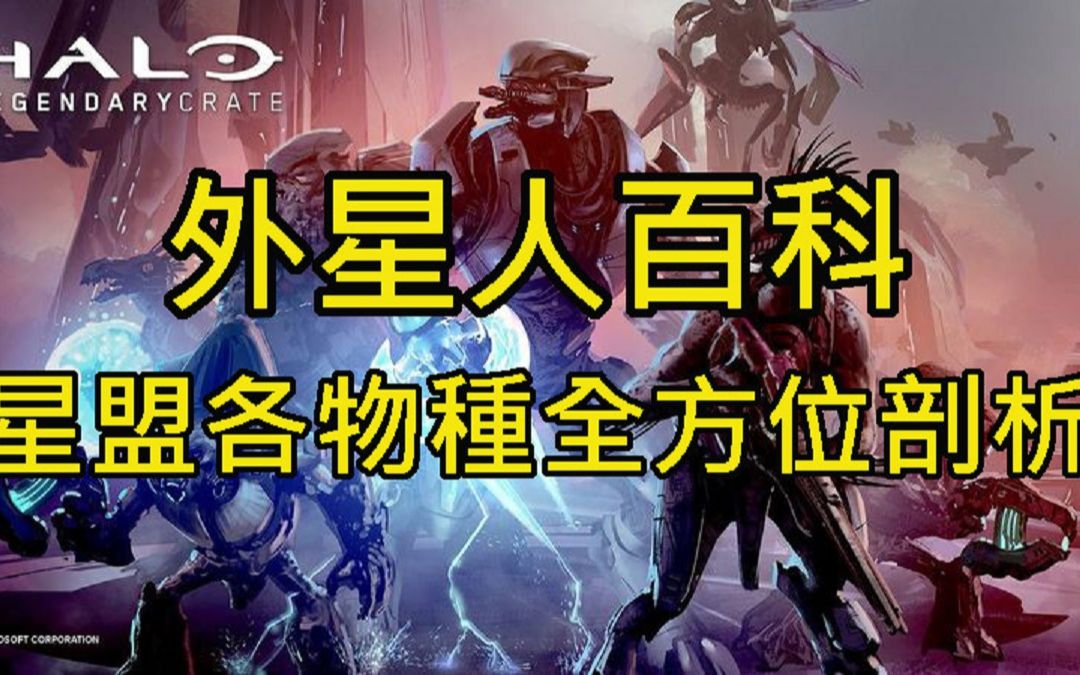 了解你的敌人:星盟物种大剖析─《Halo》历史速成班:总则篇20(EP33)哔哩哔哩bilibili